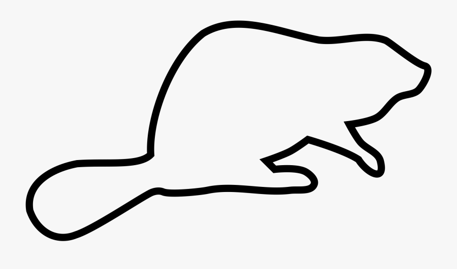 Beaver Clipart Clip Art - Beaver Outline Clip Art, Transparent Clipart
