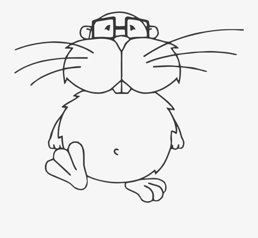 Mammal Eye American Beaver Drawing Cartoon Cc0 - Beaver Clipart Outline, Transparent Clipart