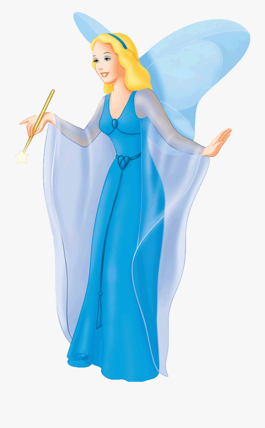 Blue Fairy Disney Wiki Fandom Powered By Wikia - La Fee Bleue Pinocchio, Transparent Clipart