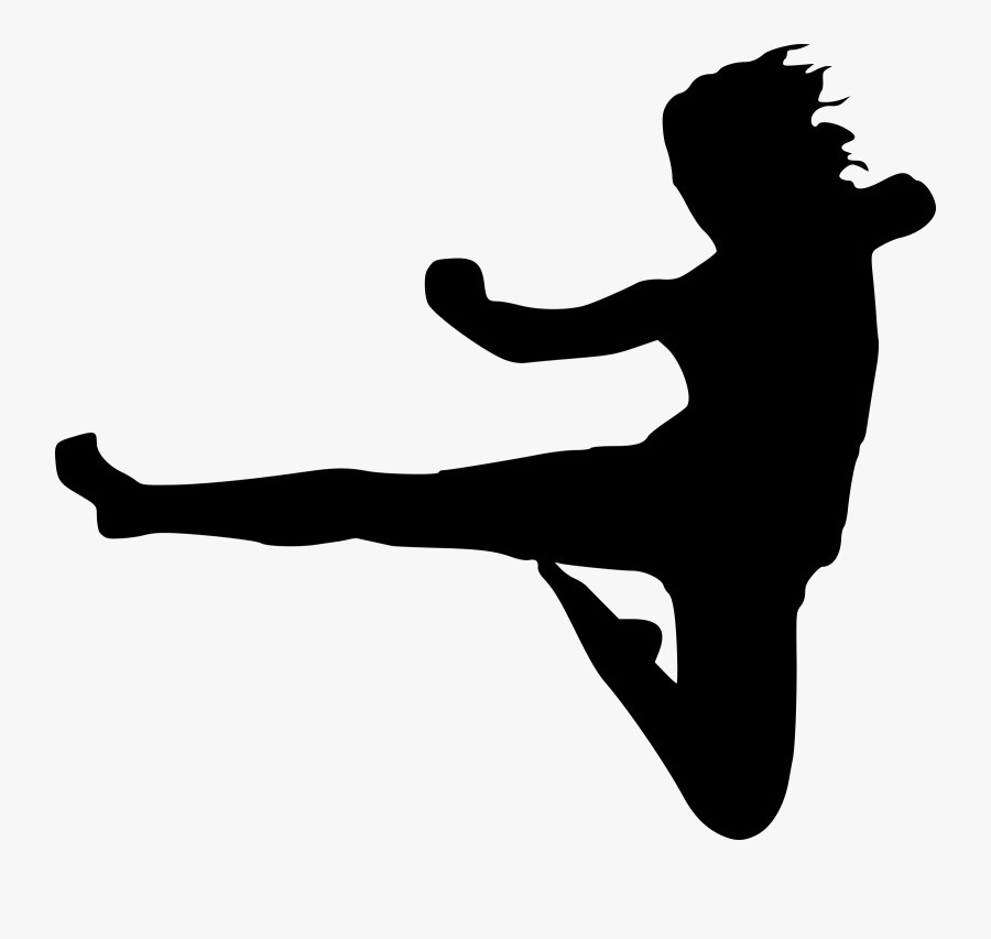Karate Girl - Karate Kick Clip Art, Transparent Clipart
