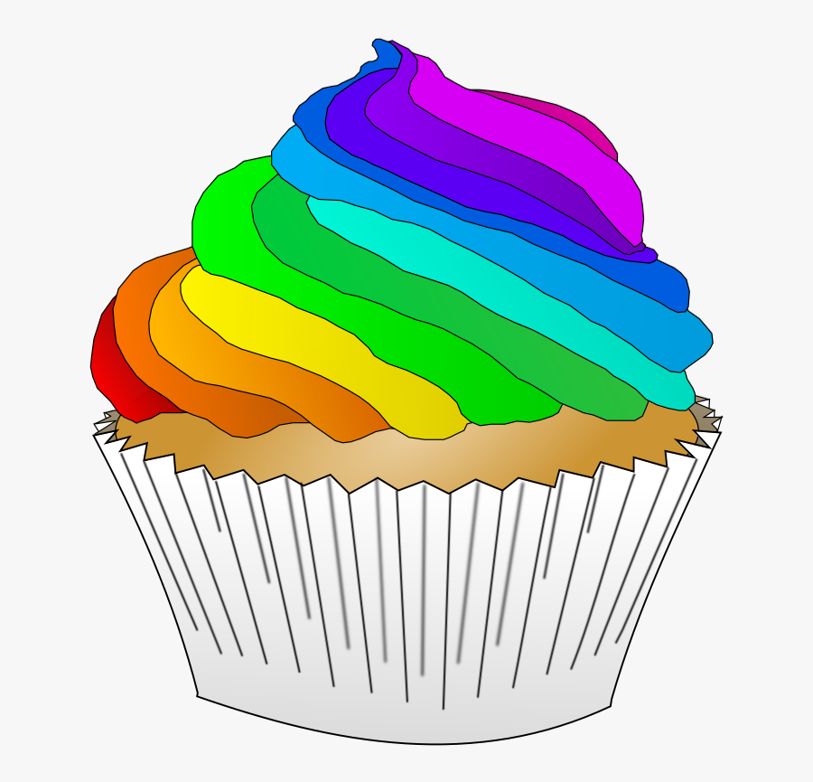Cupcake Clipart Vanilla Cupcake - Transparent Background Cupcake Clipart, Transparent Clipart