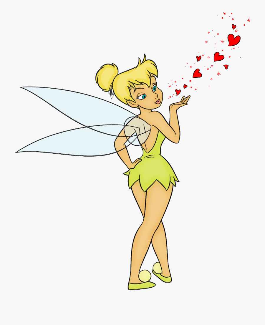 Tinkerbell Coloring Pages Coloring - Glitter Tinkerbell Gif, Transparent Clipart