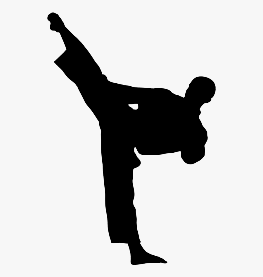 Kick Karate Martial Arts Taekwondo Clip Art - Martial Arts, Transparent Clipart