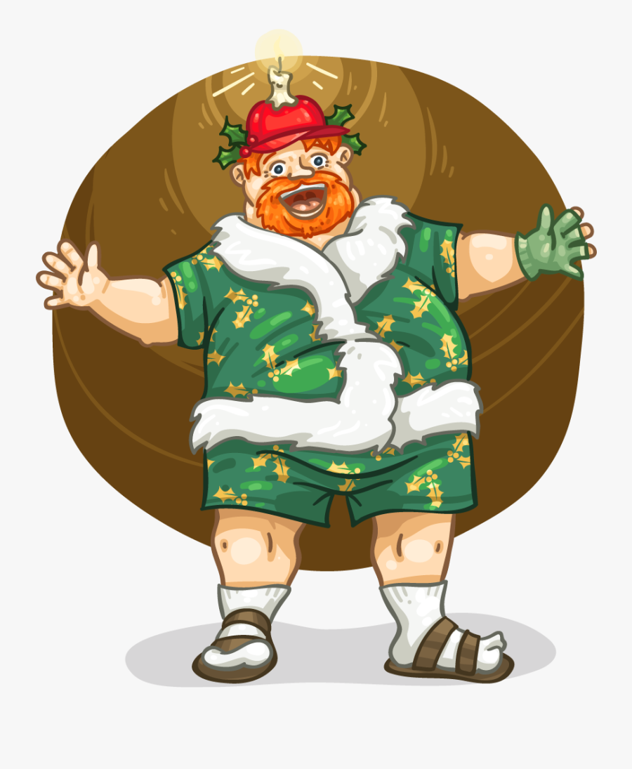 Ghost Of Christmas Present Animated, Transparent Clipart