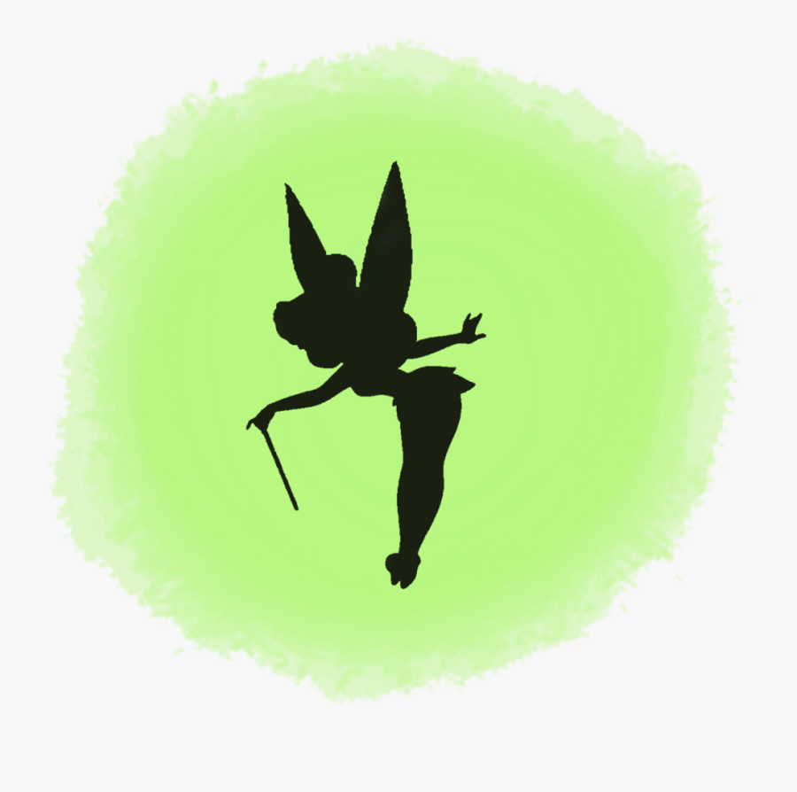 Tinker Bell Peter Pan Silhouette Art - Tinkerbell Silhouette Painting, Transparent Clipart