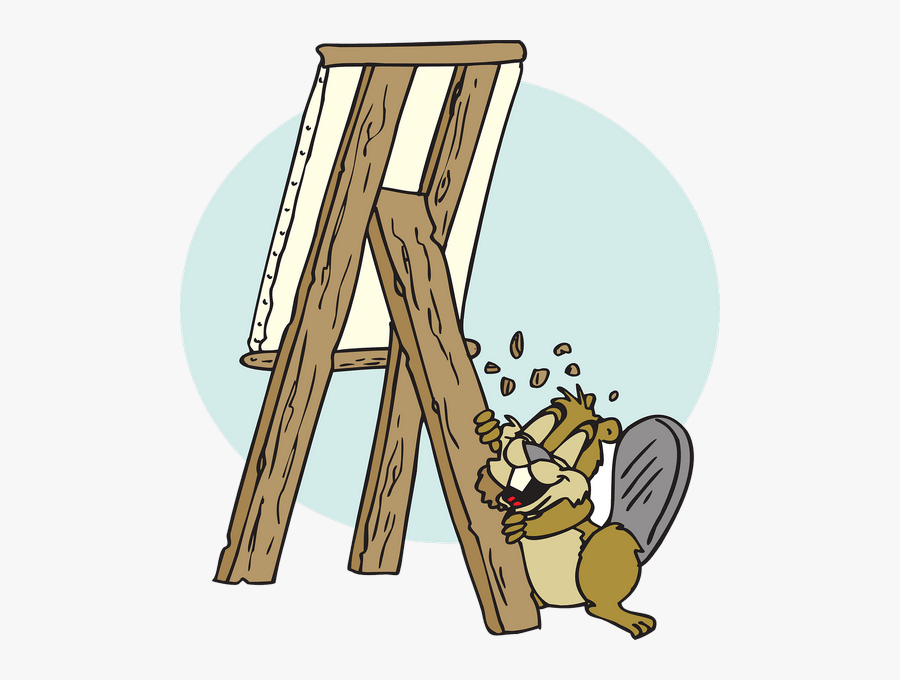 Food Beaver Eating Animal Easel Transparent Png Images - Clip Art, Transparent Clipart
