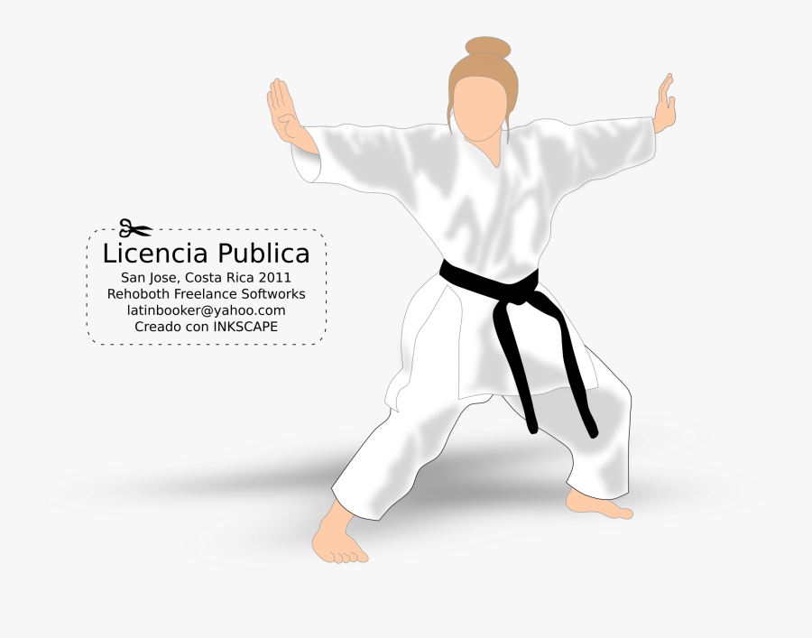 Chica Karateca Icons Png - Karate, Transparent Clipart
