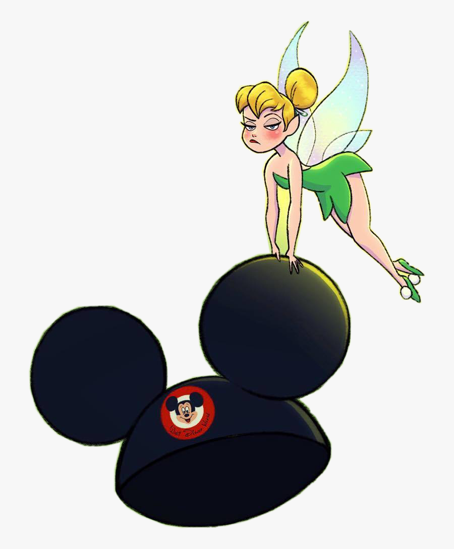 Tinkerbell Mickeyears Disney Cute Cartoon Drawing - Cute Cartoon Tinkerbell, Transparent Clipart