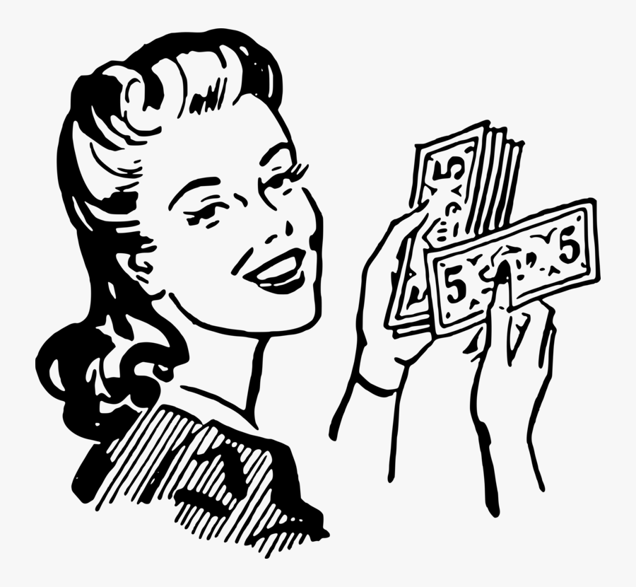 Thumb Image - Vintage Money Clip Art, Transparent Clipart