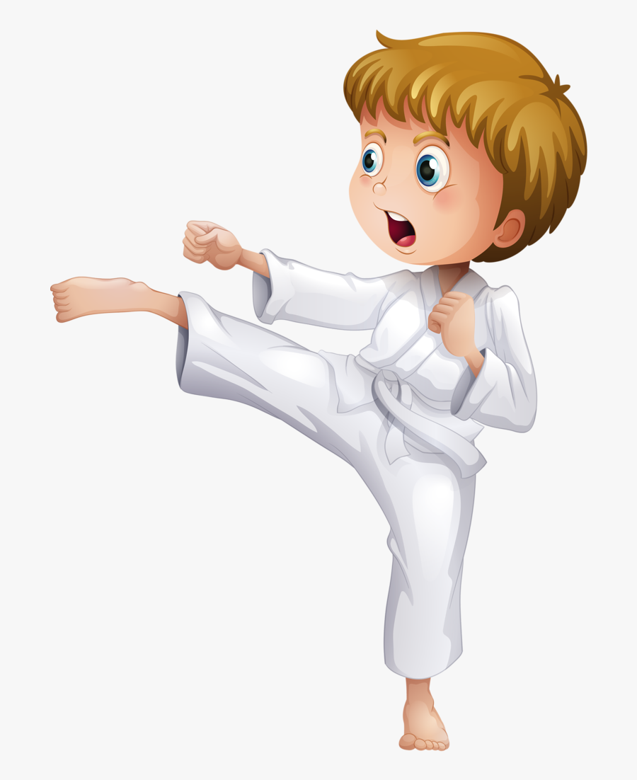 Karate Clipart Kung Fu - Brave Boy Clip Art, Transparent Clipart