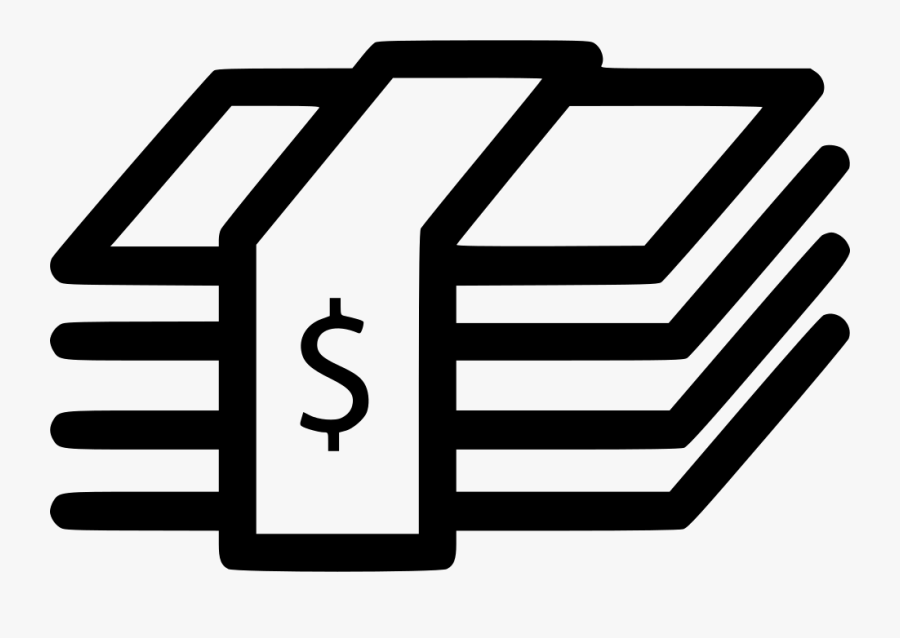 Stack Of Bills Icon, Transparent Clipart