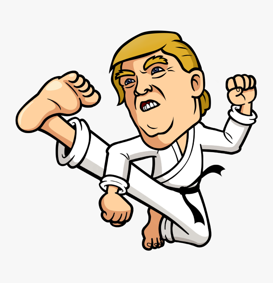 Martial Arts Clip Art Transprent Png Free - Karate Cartoon, Transparent Clipart
