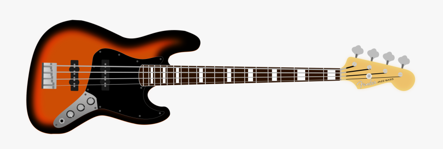 Fender Jazz Bass 70s, Transparent Clipart