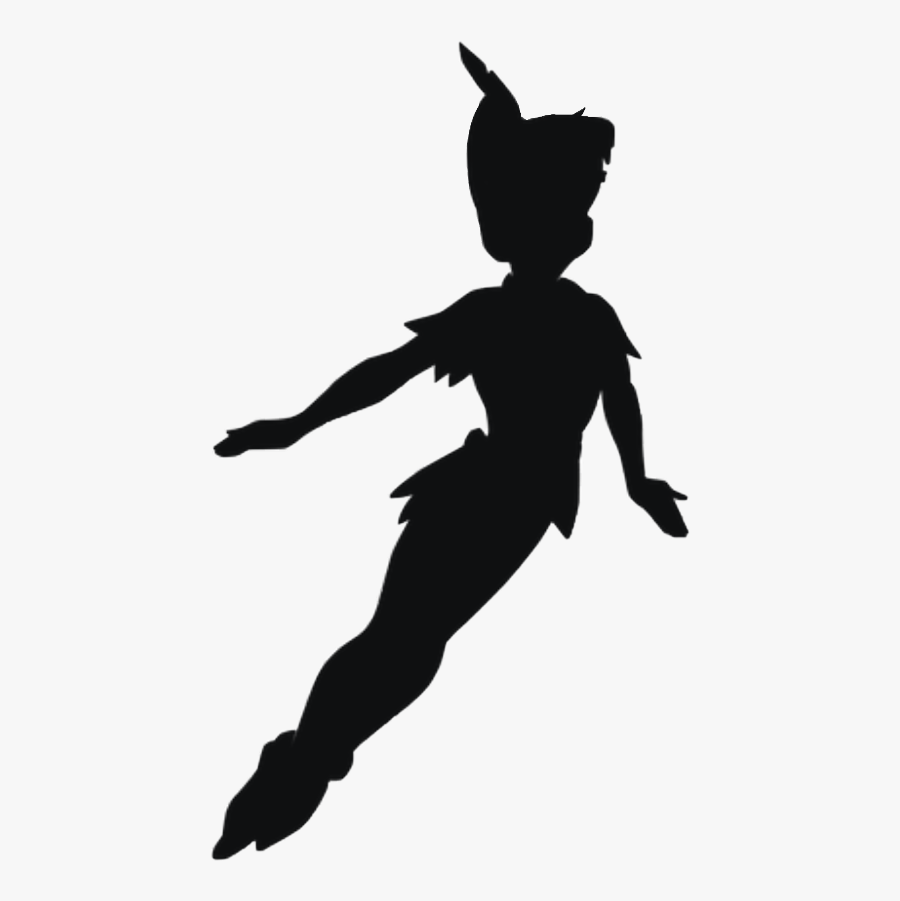 Peter Pan Tinker Bell Silhouette Shadow Peter And Wendy - Pe