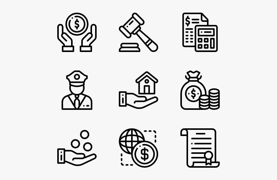 Banking - Manufacture Icons, Transparent Clipart