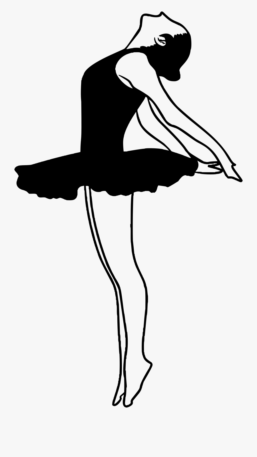 Drawing Ballerina Free Download On New Vitruvian - Ballet Dance Black And White Drawings, Transparent Clipart