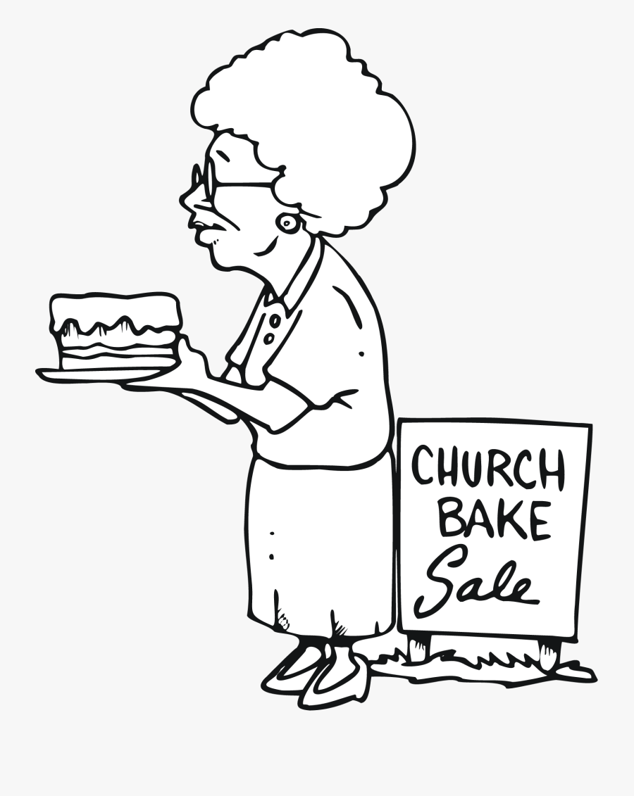 Bake Sale Black And White Clipart, Transparent Clipart