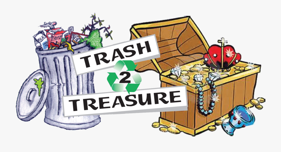 Trash To Treasure Clipart - Trash Treasure, Transparent Clipart
