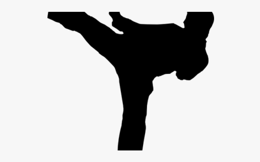 Taekwondo Black And White, Transparent Clipart