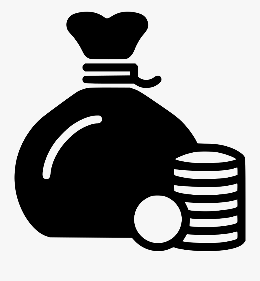 Money-bag - Coin Bag Icon Png, Transparent Clipart