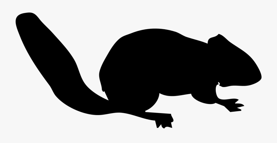 Beaver Transparent Png Images Free Download 004 - Chipmunk Silhouette Png, Transparent Clipart