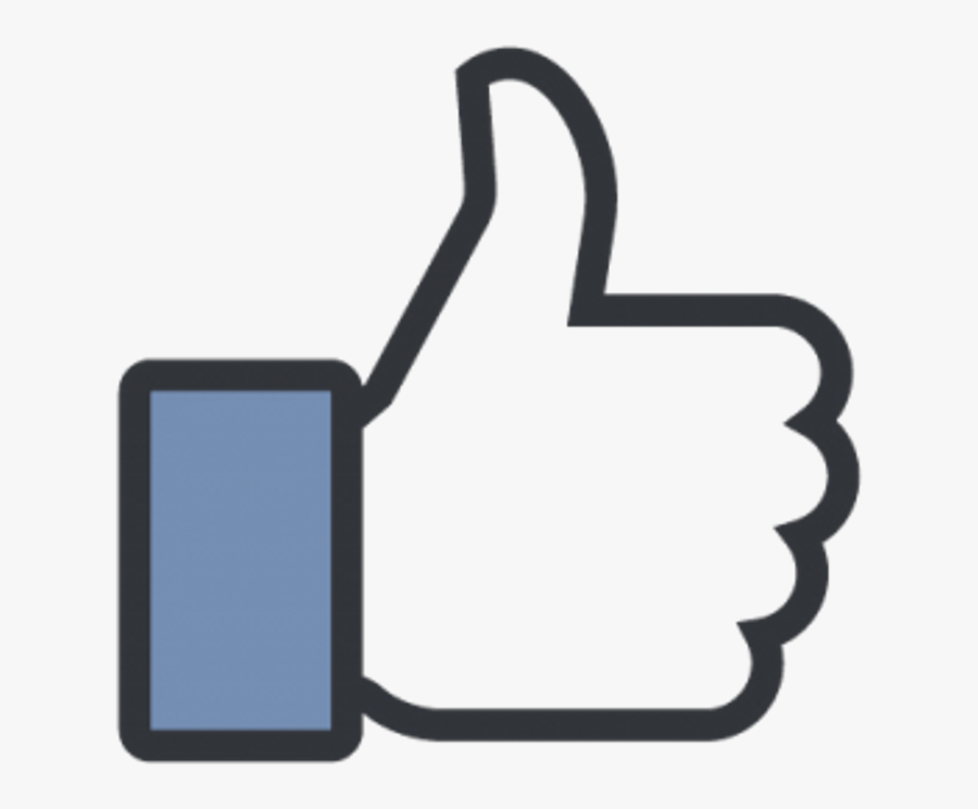 Facebook Like Button Clipart , Png Download - Transparent Facebook Thumbs Up, Transparent Clipart