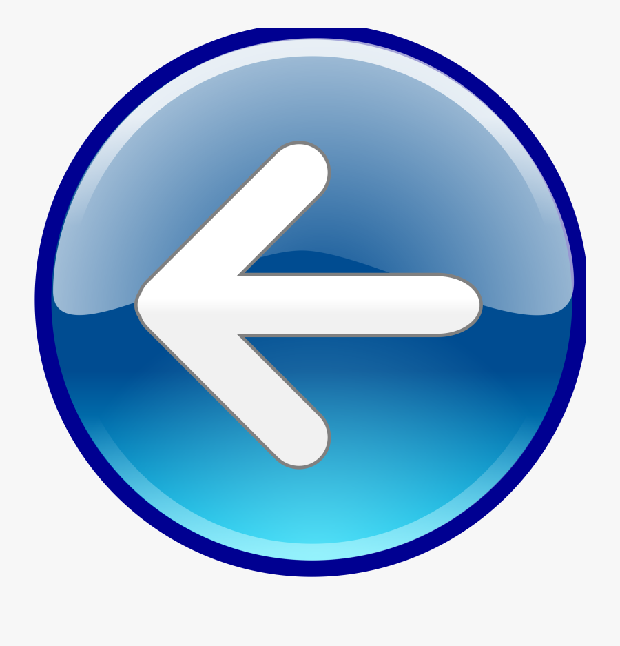 Windows Media Player Back Button - Windows 7 Back Button, Transparent Clipart