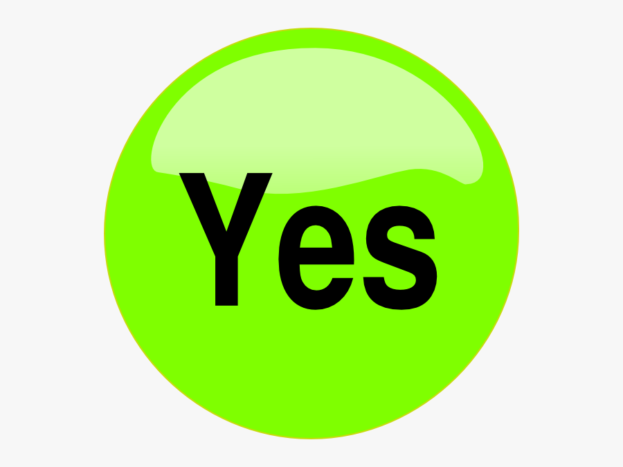 Yes Button Svg Clip Arts - Yes Clipart, Transparent Clipart