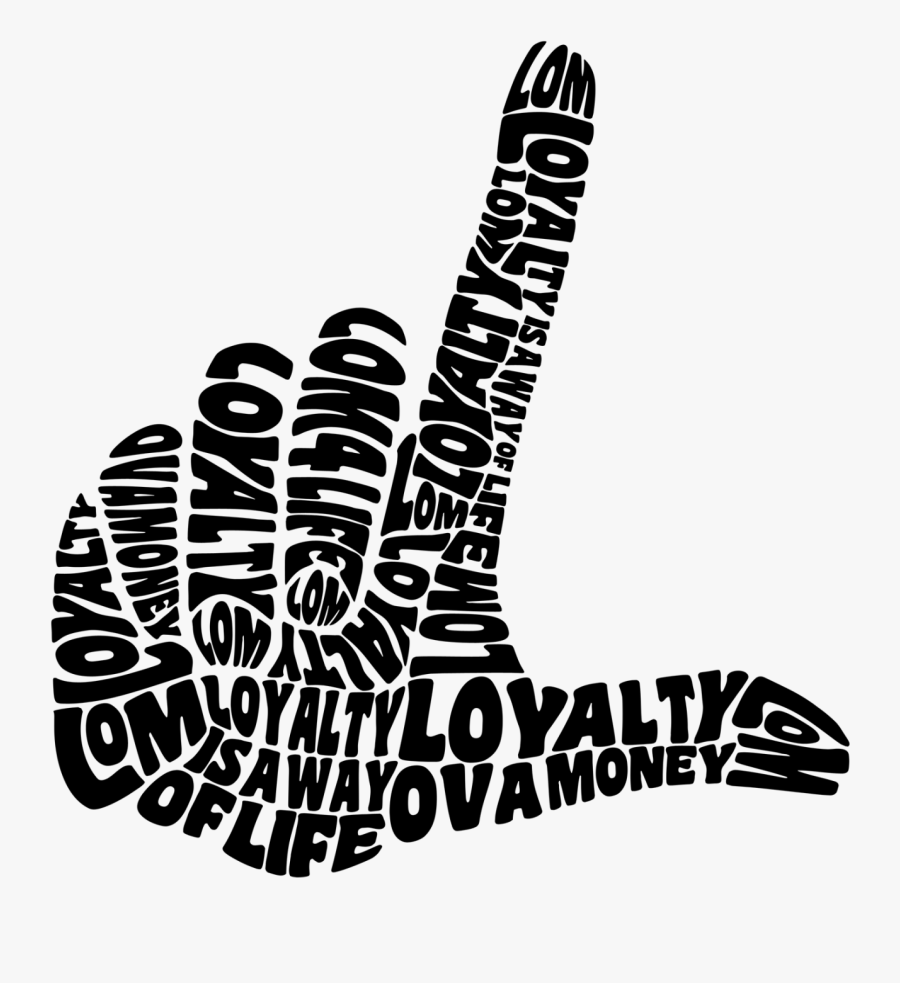 Money Black And White Clipart - Loyalty Clipart Black And White, Transparent Clipart