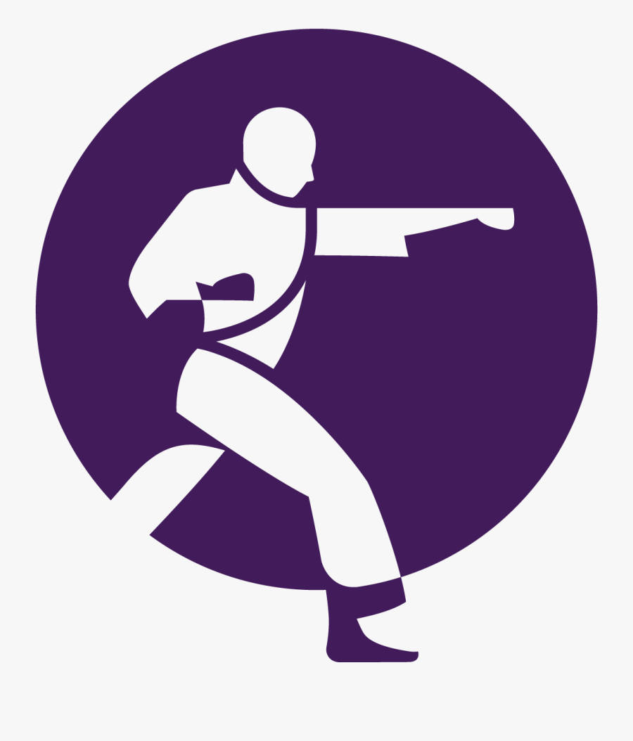 Karate Symbols - Skier Turns, Transparent Clipart