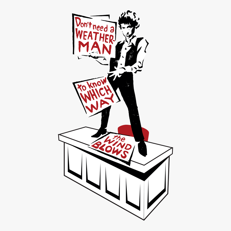 As Most Cited Songwriter - Bob Dylan Art, Transparent Clipart