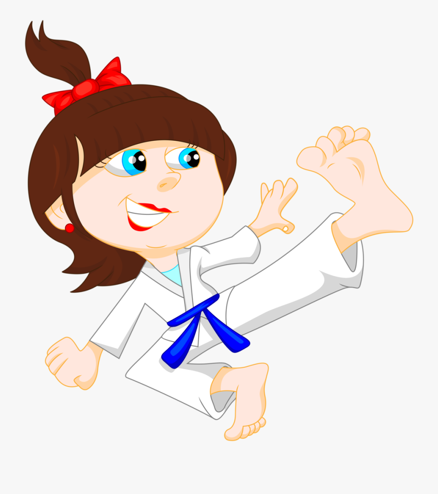 Transparent Chibi Clipart - Imagenes De Niñas Animadas Aprendiendo Karate, Transparent Clipart