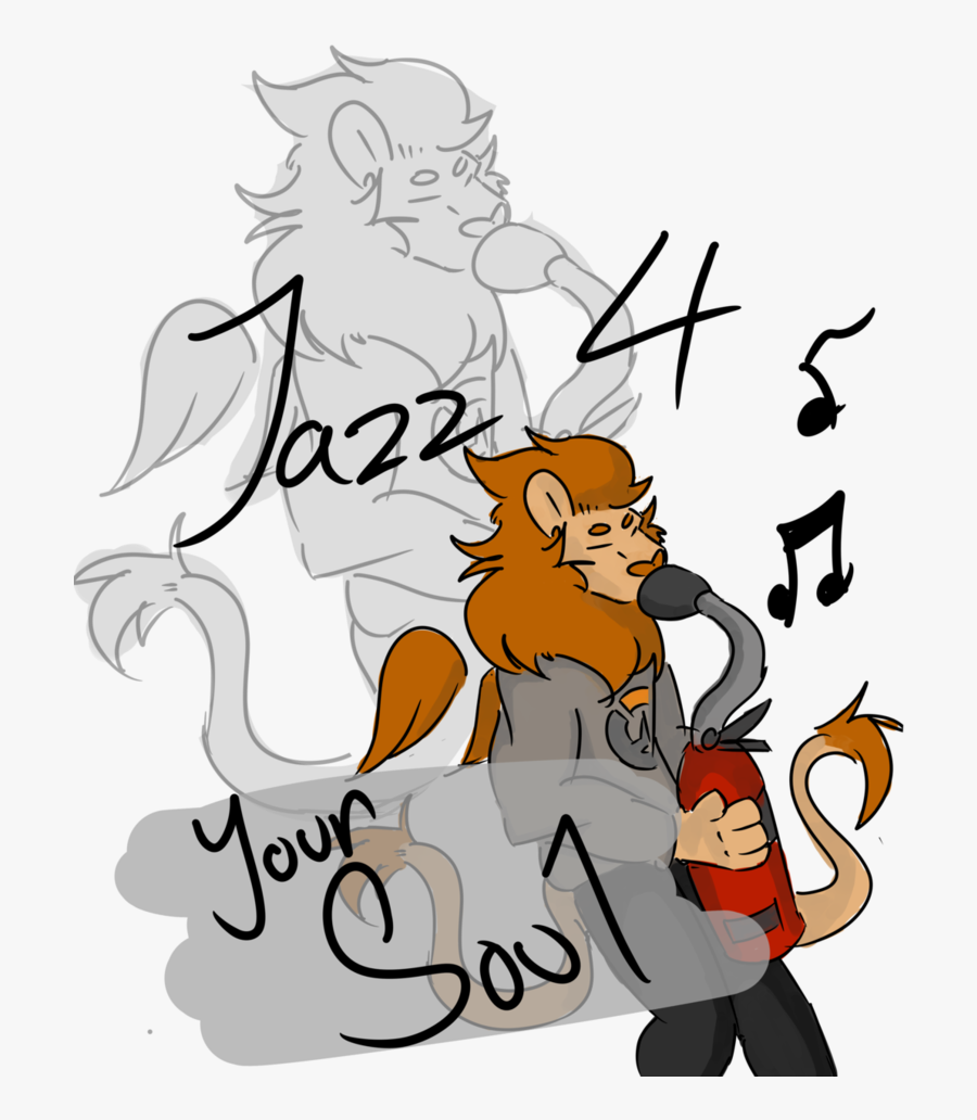 Some Jazz For Your Soul By Lil - Cartoon, Transparent Clipart