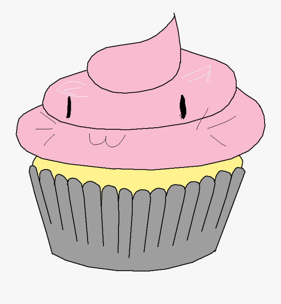 Cupcake,baking Cup,pink,cake Decorating Supply,icing,cake,clip - Cupcake, Transparent Clipart