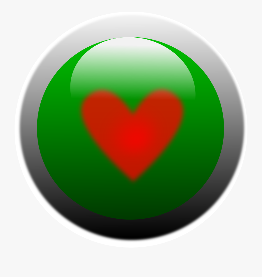 Love Button Graphic Transparent Download - Circle, Transparent Clipart