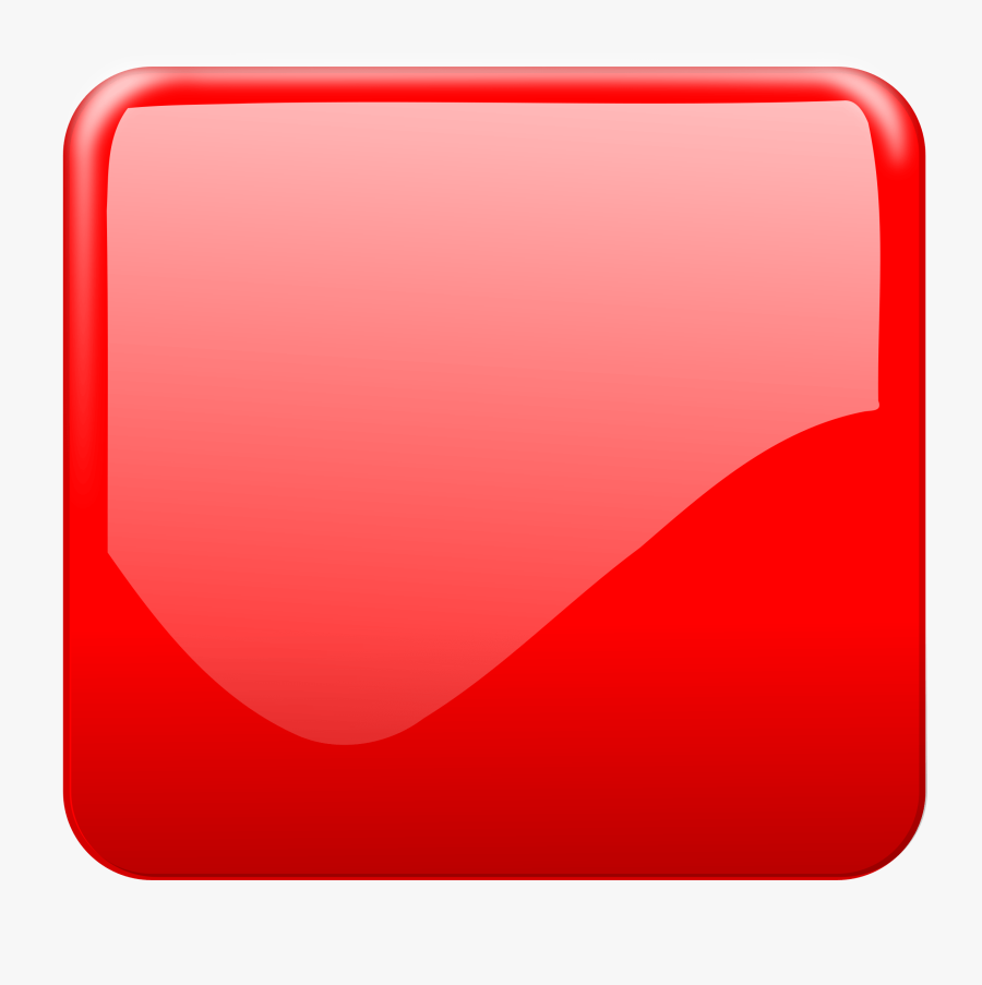 Buttons Clipart Red Button - 3d Square Button Png, Transparent Clipart