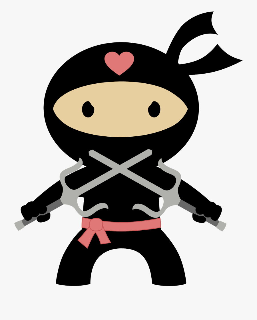 Happy Valentines Day Karate - Free Ninja Birthday Invitations, Transparent Clipart