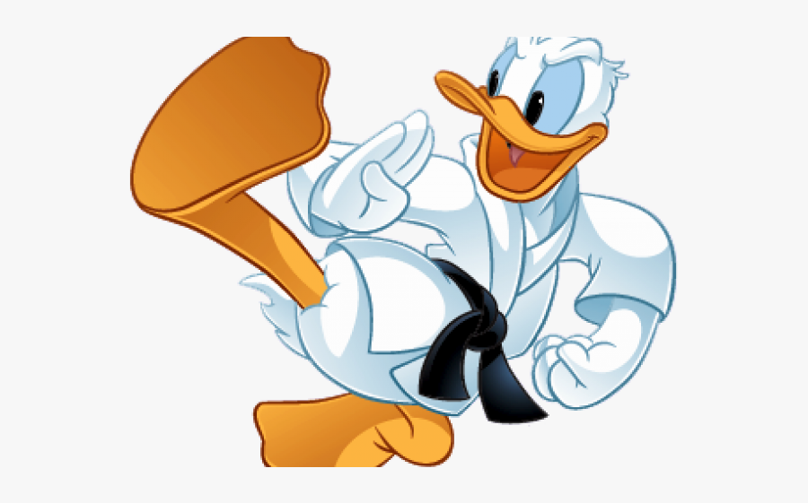 Pato Donald Karate, Transparent Clipart