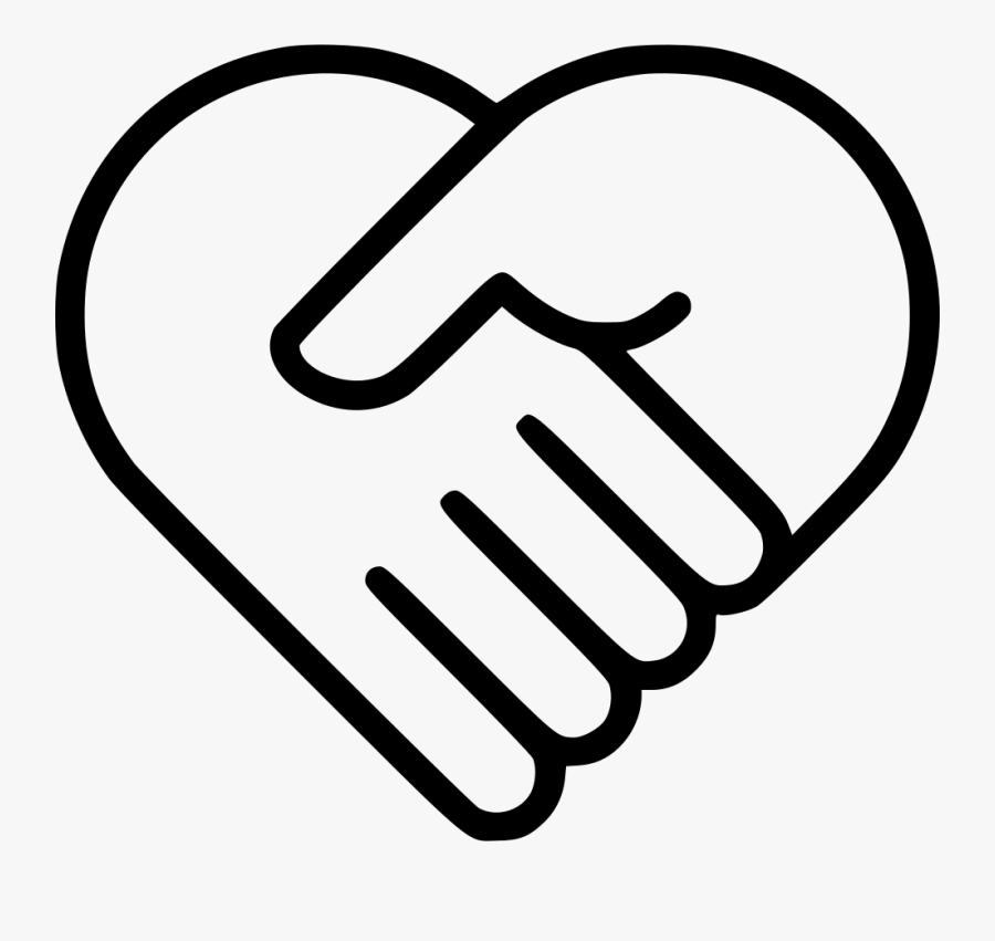 Medicine Heart Health Care - Handshake Heart Icon Png, Transparent Clipart