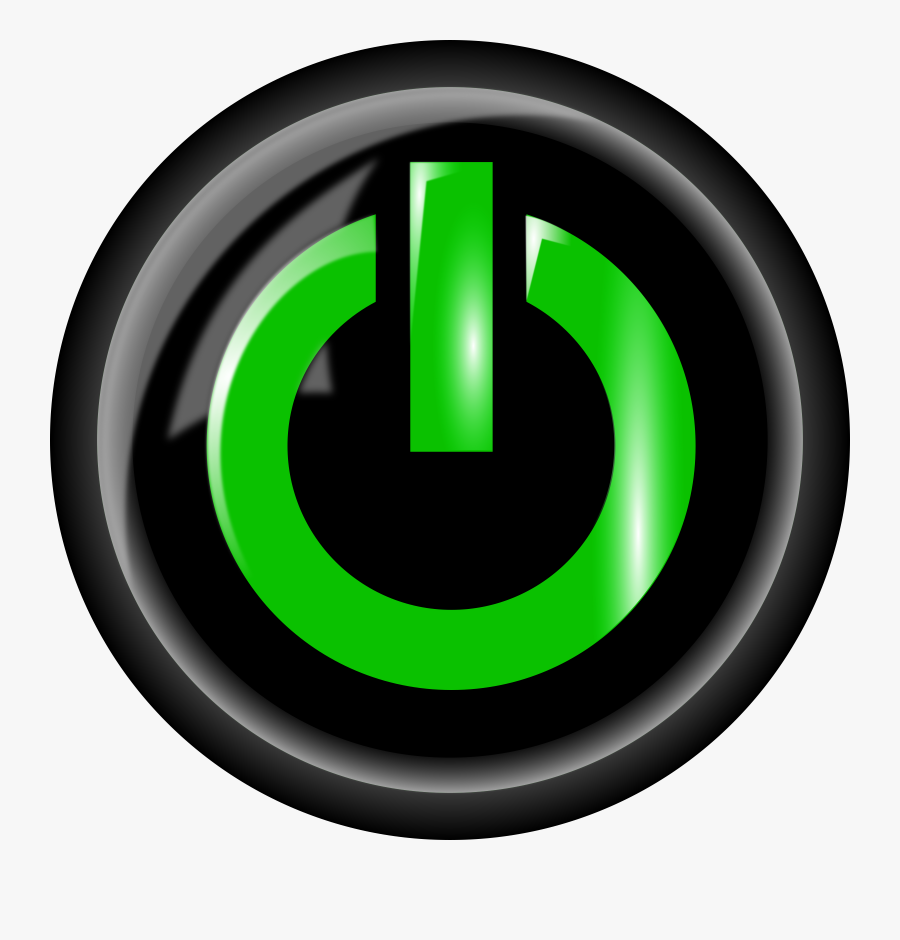 Power Button Png Images & Pictures - Button Icon Png Green, Transparent Clipart