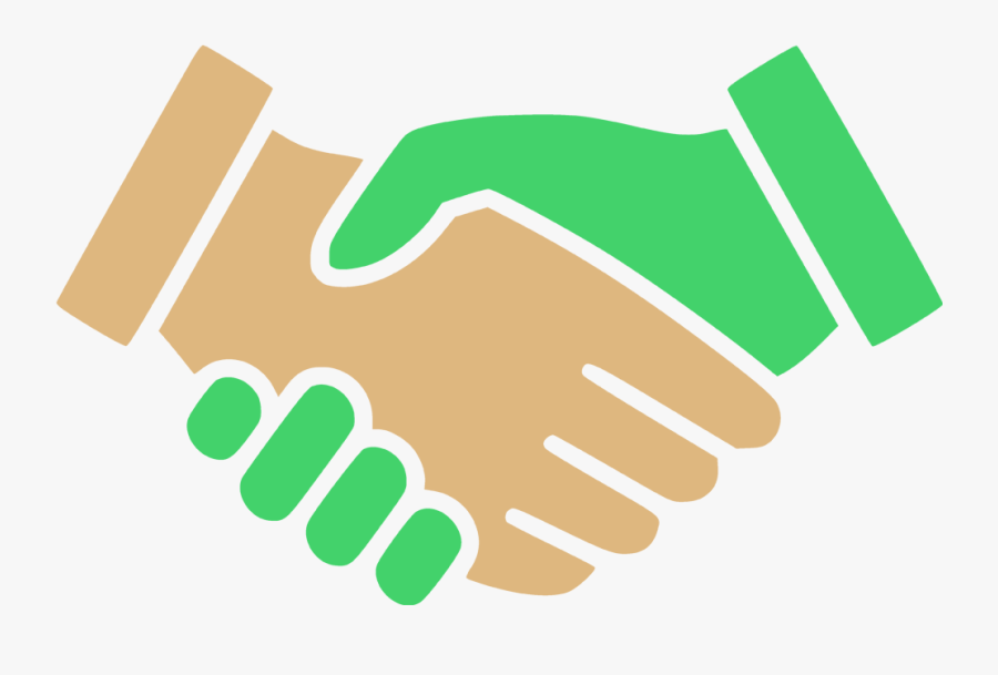 No Credits, No Hassle - Transparent Background Handshake Icon, Transparent Clipart