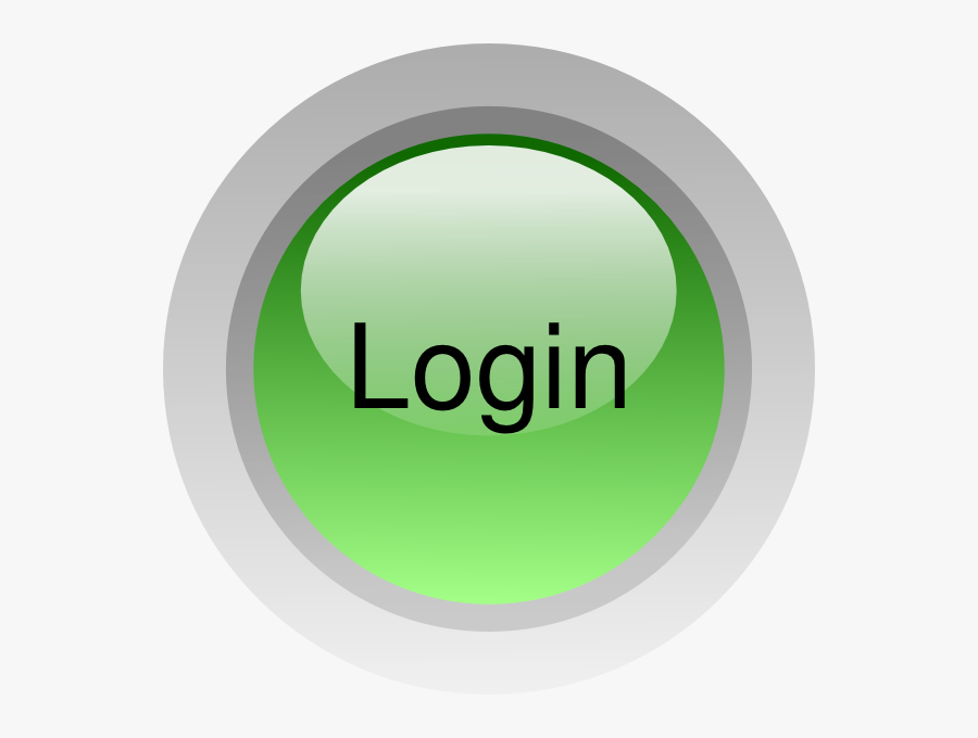 Login Button Clip Art At Clker - Icon Login Button Png, Transparent Clipart