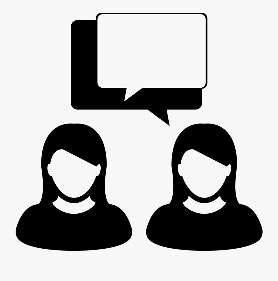 Transparent Speaking Clipart - Woman Talking Icon, Transparent Clipart