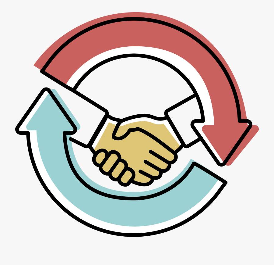 Transparent Promote The General Welfare Clipart - Shaking Hands Drawing Easy, Transparent Clipart