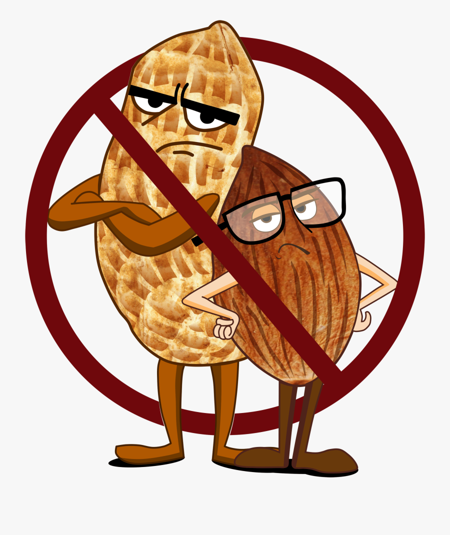 Clip Art No Png Library - No Nuts At School, Transparent Clipart