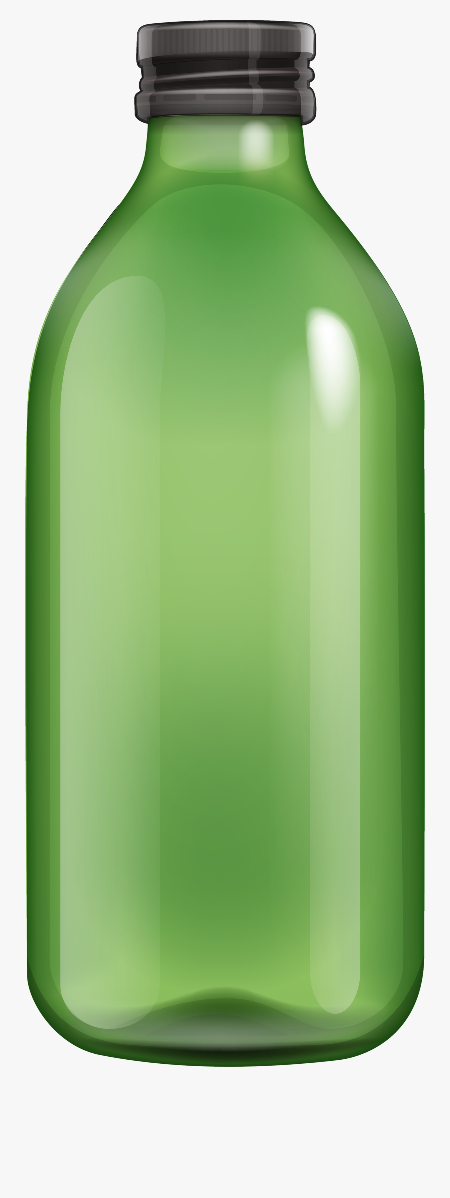 Green Bottle Png Clipart - Bottle Clipart Png, Transparent Clipart