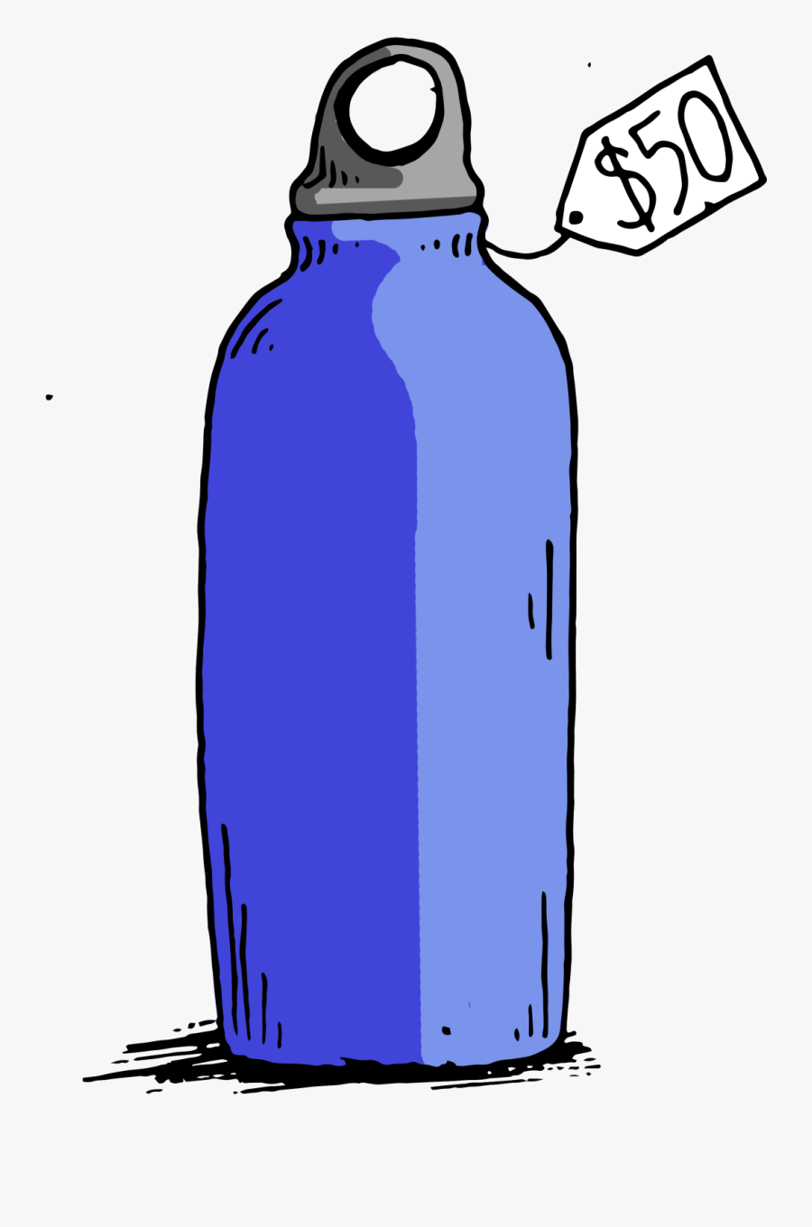 Price Gouging Reusable Bottles At The Expense Of The - Reusable Water Bottles Background, Transparent Clipart