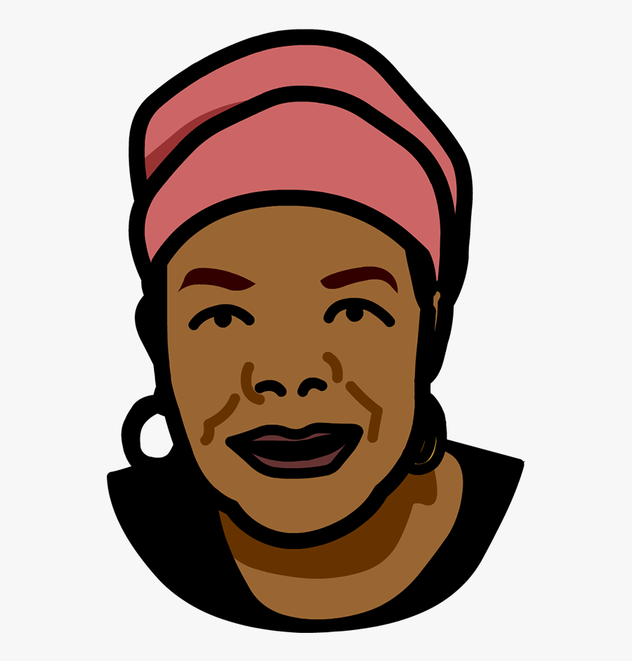 Maya Angelou Clipart, Transparent Clipart