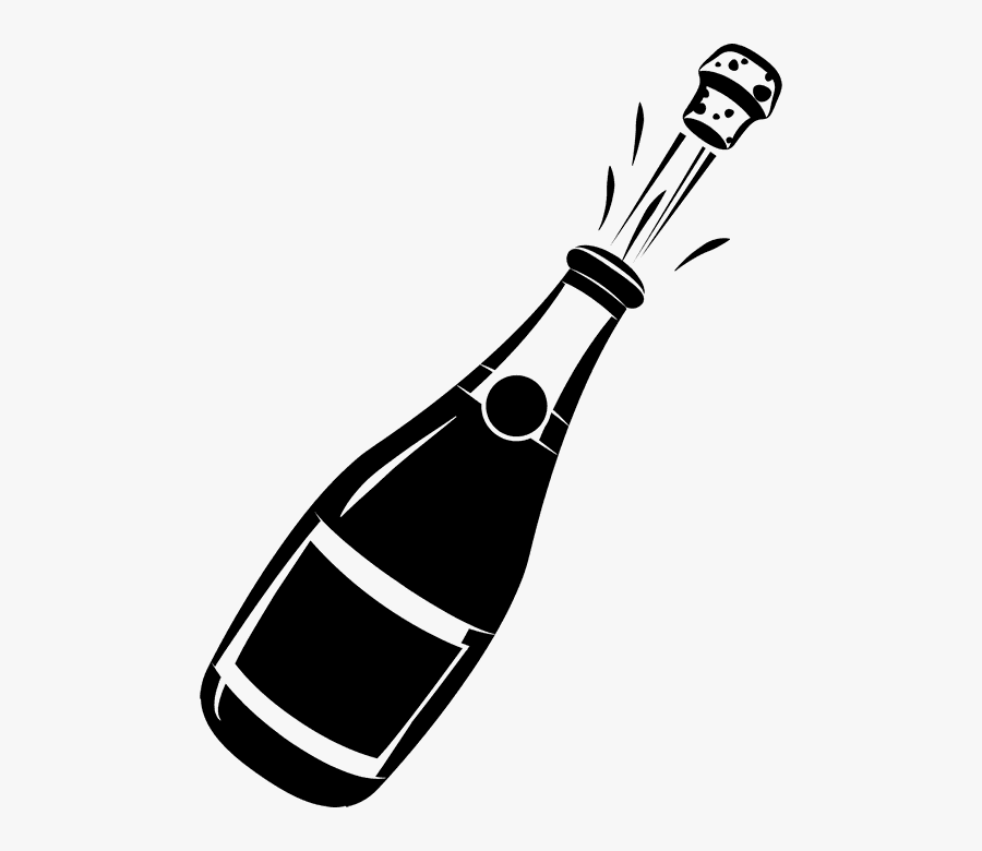 Transparent Champagne Bottle Png - Clip Art Champagne Bottle, Transparent Clipart