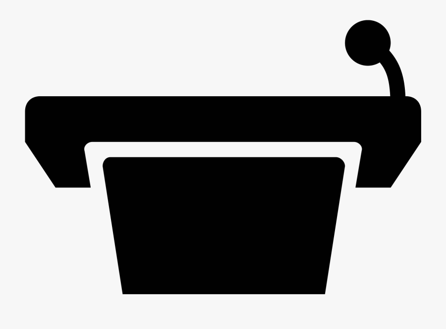 Speaker Podium Png Picture Freeuse Library - Speaker Podium Icon Transparent, Transparent Clipart